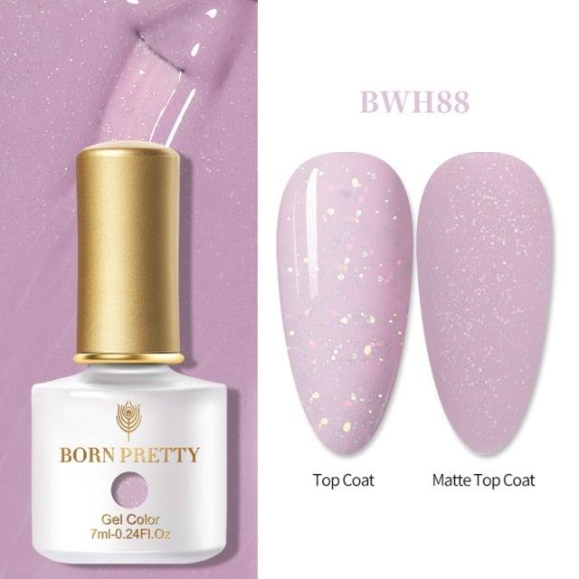 Vernis à ongles en gel pailleté coloré - Design élégant et premium