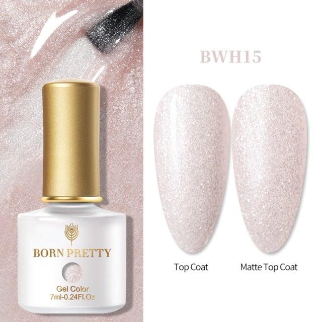 Vernis à ongles en gel pailleté coloré - Design élégant et premium