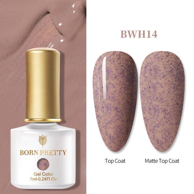 Vernis à ongles en gel pailleté coloré - Design élégant et premium