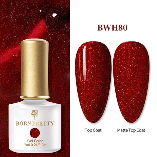 Vernis à ongles en gel pailleté coloré - Design élégant et premium