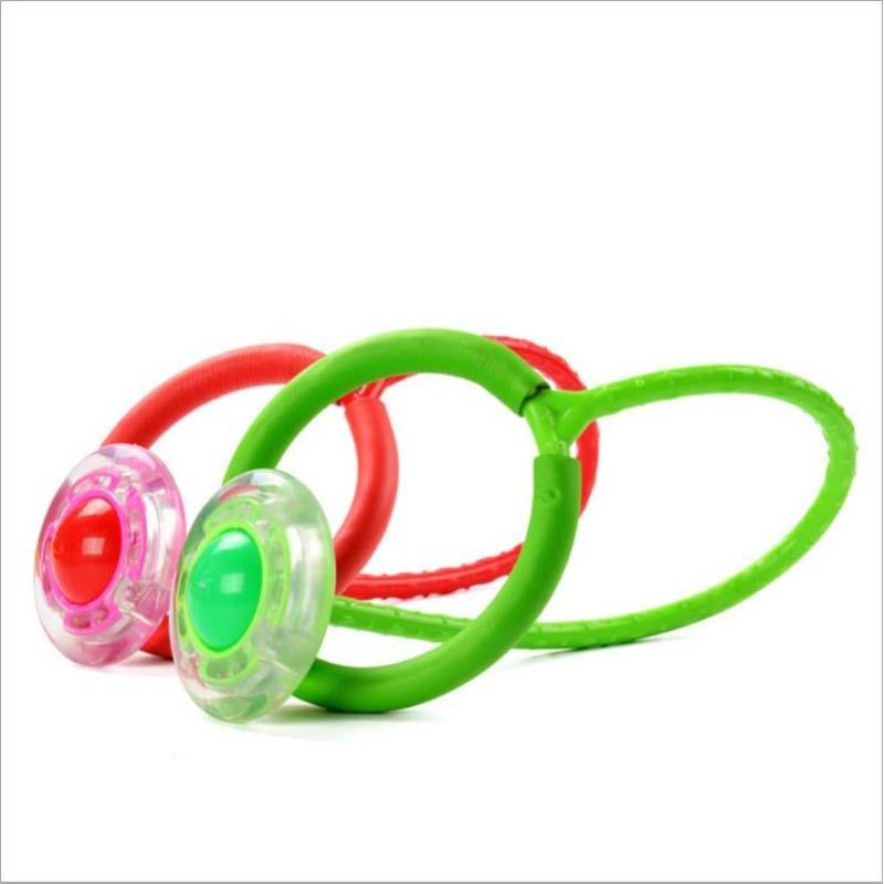 LED Flash Wheel Jumping Ball - Fitness Skipping Rope