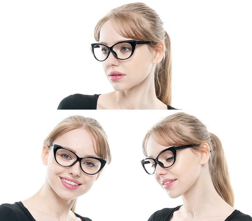 Lunettes de lecture en forme de chat pour femmes