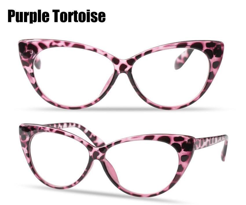 Lunettes de lecture en forme de chat pour femmes