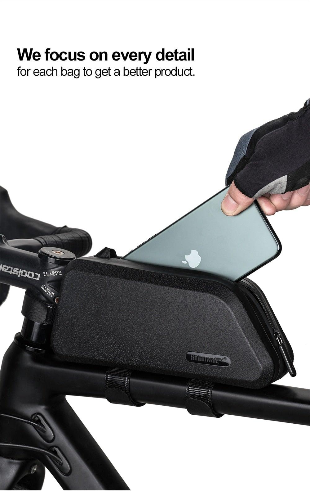 Bolsa de Bicicleta Impermeable de Tubo Superior Premium para Ciclistas