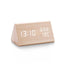 Elegant LED Wooden Alarm Clock with Temperature & Humidity Display - Korvel