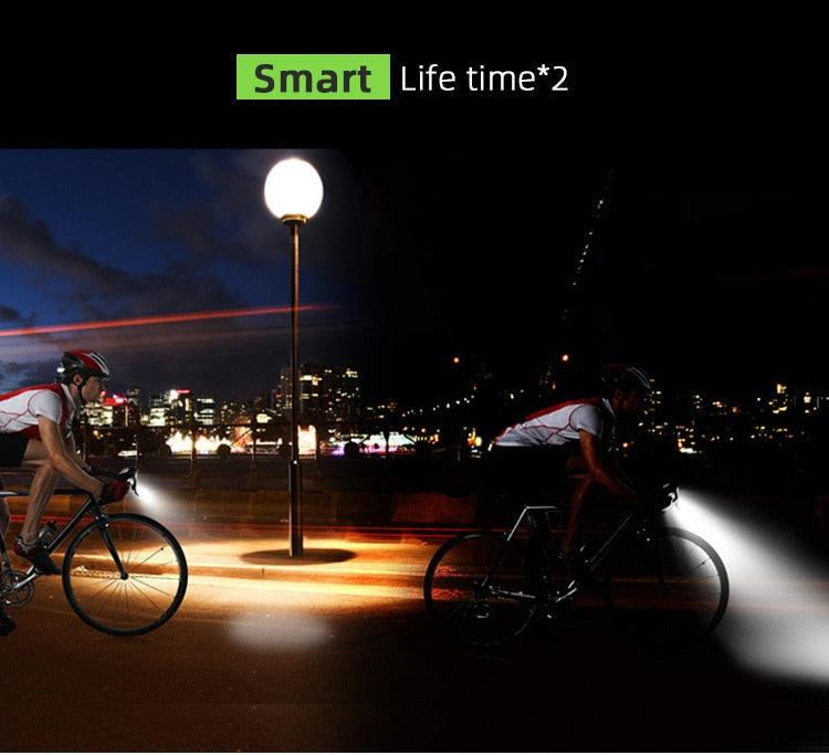 Ultra-Bright 800 Lumen Bicycle Light Set with Rechargeable Battery and Horn - Korvel