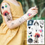 Realistic Temporary Tattoos - Space & Animal Designs