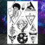 Realistic Temporary Tattoos - Space & Animal Designs