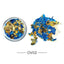 Gold & Silver Irregular Aluminum Foil Nail Art Stickers