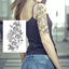 Tatouages Temporaires de Fleurs Réalistes pour Femmes - Art Corporel Imperméable