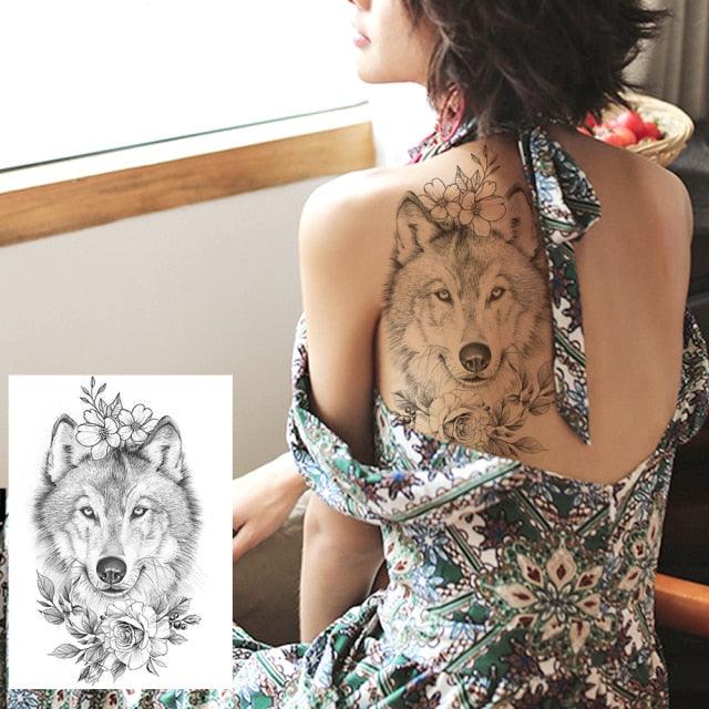 Tatouages Temporaires de Fleurs Réalistes pour Femmes - Art Corporel Imperméable