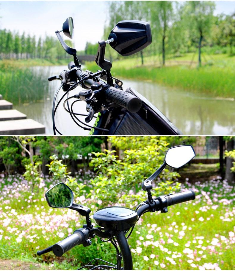 Miroir de vélo arrière HD ajustable pour une conduite en toute sécurité