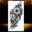 Elegant Temporary Lotus Flower Tattoo Sticker for Women