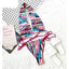 Ensemble de bikinis croisés à col halter - Maillots de bain pour femmes