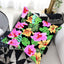 Funda de Cojín con Diseño de Hoja de Palma Tropical - Diseño de Hojas Verdes
