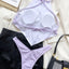 Conjunto de Bikini de Cuello Alto para Mujer - Traje de Baño Elegante y Cómodo