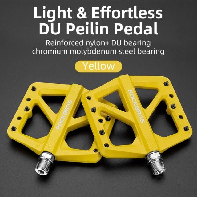 Pedales de Bicicleta de Nylon Ultraligeros con Rodamientos Sellados
