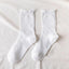 Charming Lace Ruffled Cotton Socks for Women - Spring & Summer Collection - Korvel