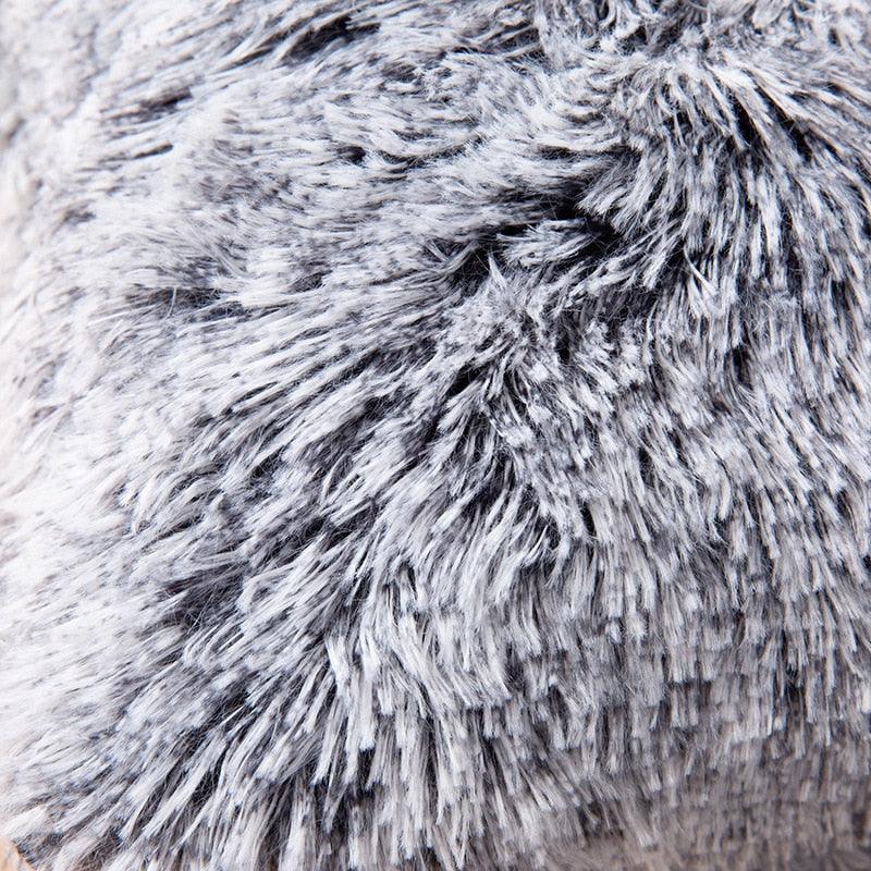 Luxury Faux Fur Plush Cushion Cover for Home Decor
