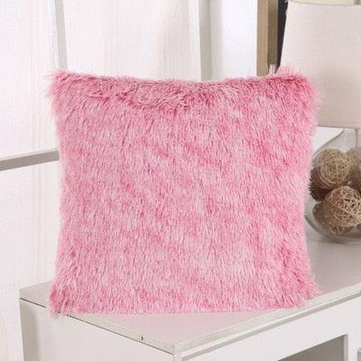 Luxury Faux Fur Plush Cushion Cover for Home Decor