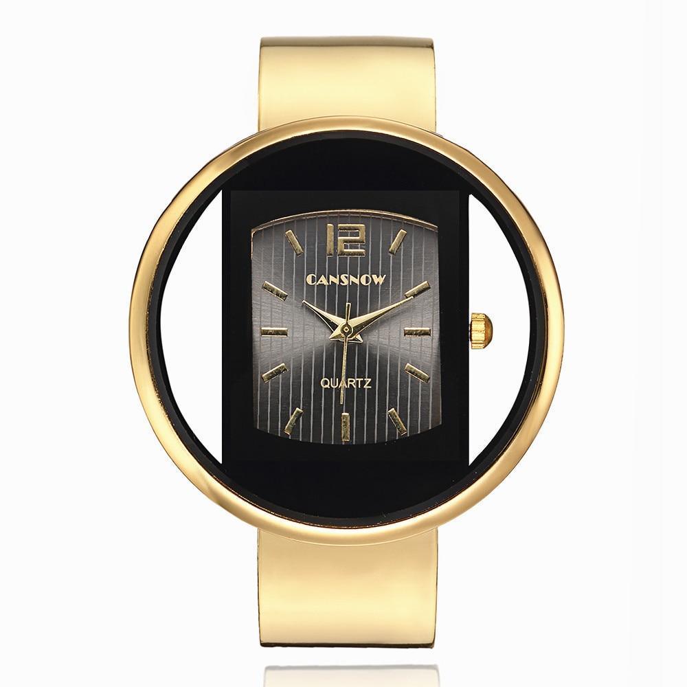 Montre de Luxe en Acier Inoxydable pour Femmes avec Design Élégant