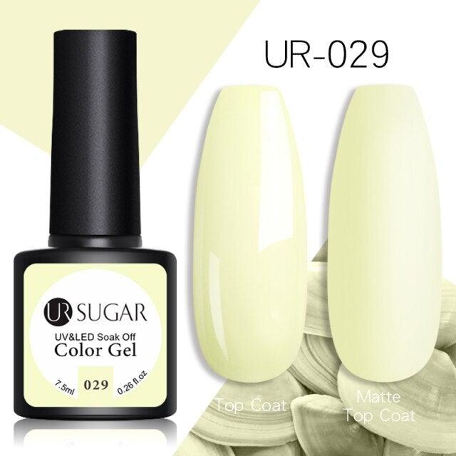 Vernis à ongles en gel vert printanier moderne - Qualité premium