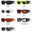 Lunettes de soleil carrées surdimensionnées en motif serpent
