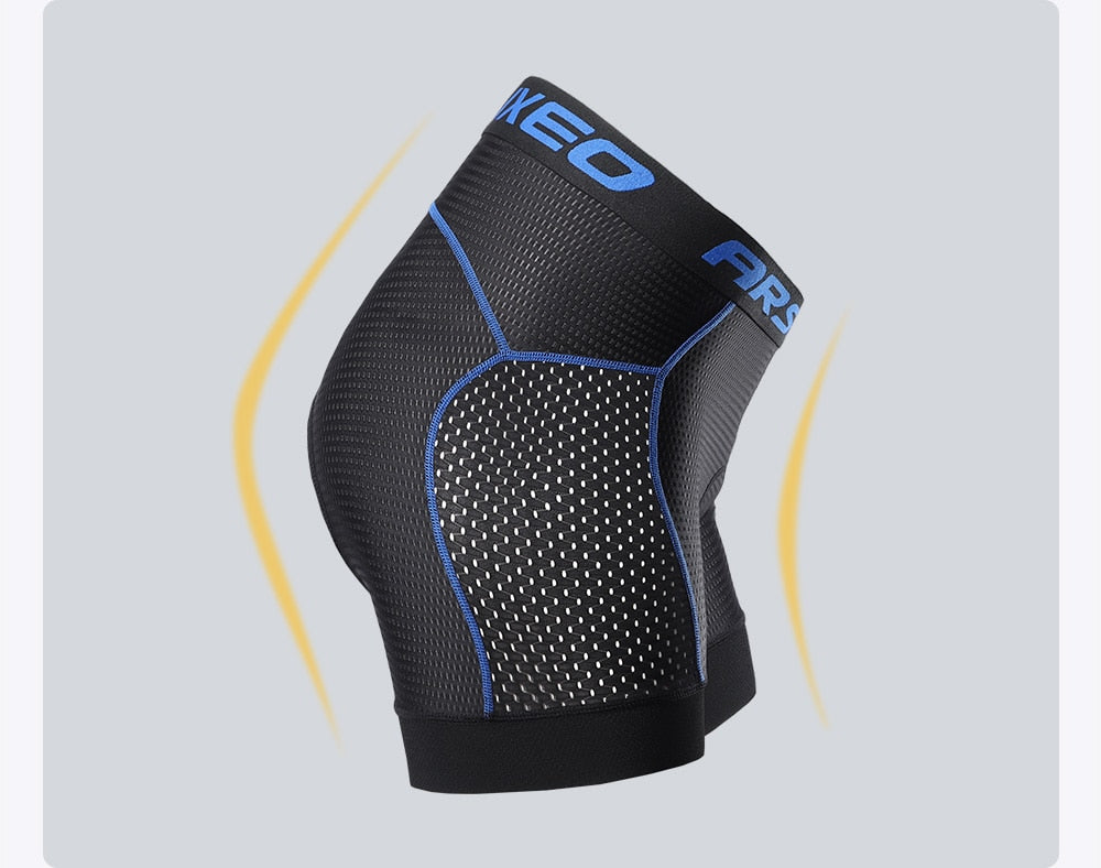 Shorts de cyclisme pour hommes avec coussin en gel 5D pour un confort ultime