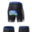 Shorts de cyclisme pour hommes avec coussin en gel 5D pour un confort ultime