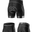 Shorts de cyclisme pour hommes avec coussin en gel 5D pour un confort ultime