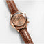 Luxury Green Business Women's Quartz Watch with Leather Strap