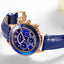 Luxury Green Business Women's Quartz Watch with Leather Strap