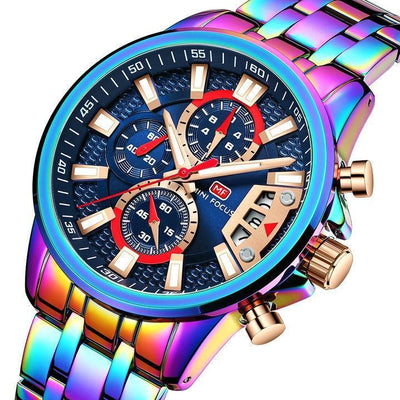 Luxury Multifunctional Men's Quartz Watch - Elegant & Waterproof