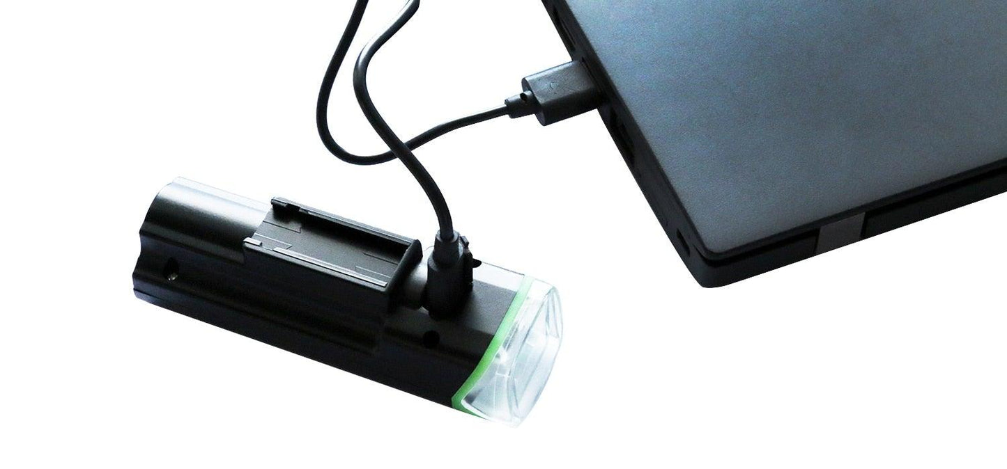 USB Rechargeable LED Front Bicycle Light - Waterproof & Bright