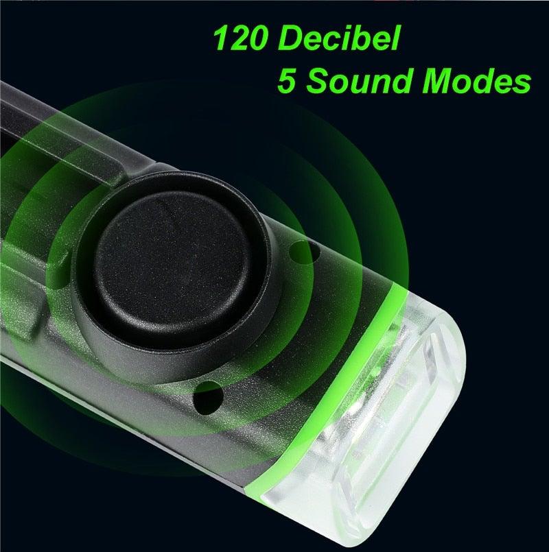 USB Rechargeable LED Front Bicycle Light - Waterproof & Bright