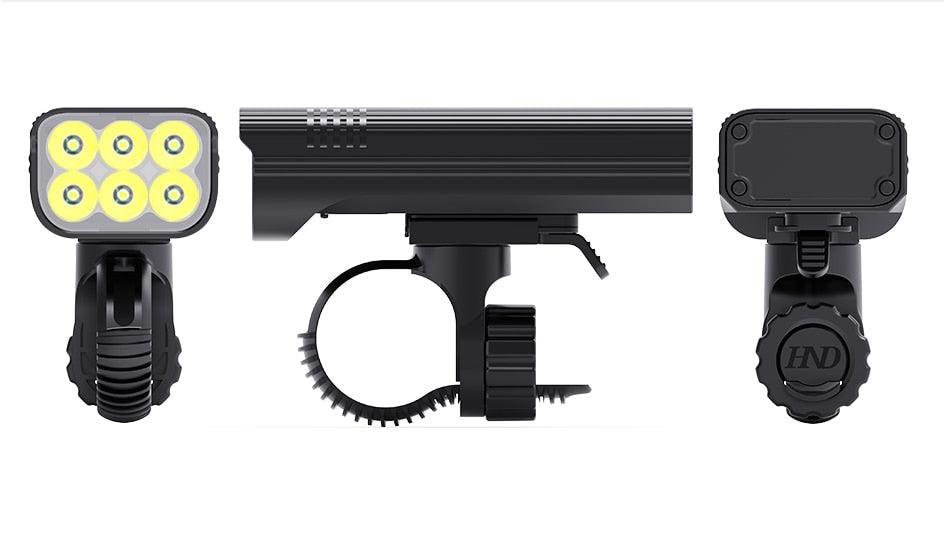 Premium USB Rechargeable LED Bicycle Light - Bright & Rainproof