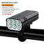 Premium USB Rechargeable LED Bicycle Light - Bright & Rainproof