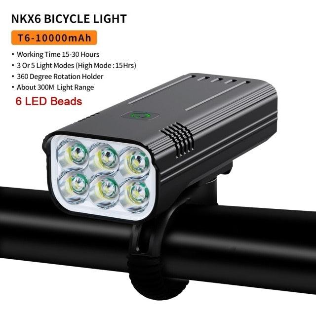 Premium USB Rechargeable LED Bicycle Light - Bright & Rainproof
