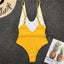 Elegant Black One-Piece Swimsuit with Ruffles