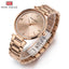 Montre à Quartz Élégante pour Femme avec Accents en Cristal
