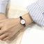 Montre à Quartz Élégante pour Femme avec Bracelet en Cuir