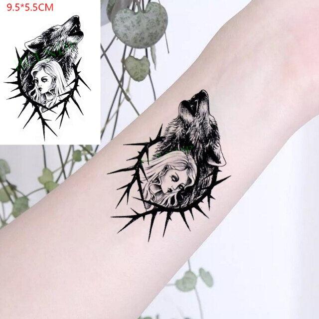 Vibrant Lion King Temporary Tattoos - Waterproof & Stylish for All - Korvel