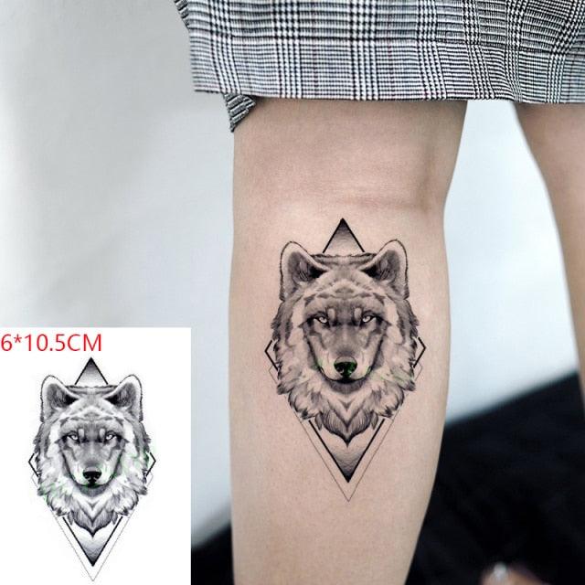 Vibrant Lion King Temporary Tattoos - Waterproof & Stylish for All - Korvel
