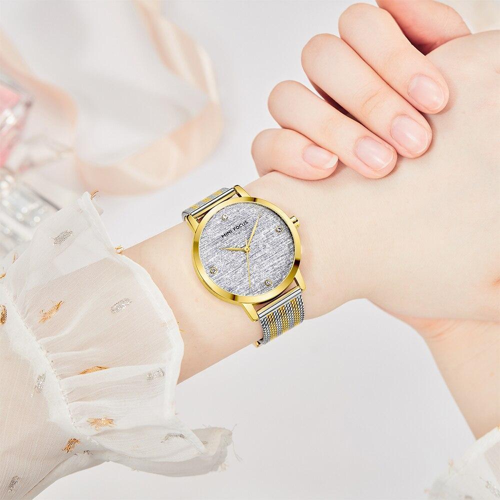 Luxury Quartz Women's Watch - Elegant Gold Stainless Steel Design