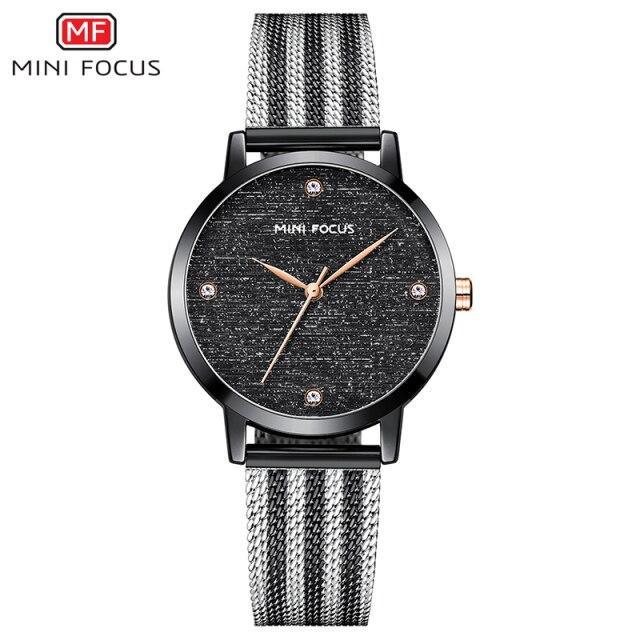 Luxury Quartz Women's Watch - Elegant Gold Stainless Steel Design