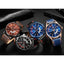 Reloj de Cuarzo Negro Elegante para Hombre con Correa de Cuero