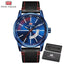 Reloj de Cuarzo Negro Elegante para Hombre con Correa de Cuero