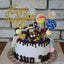 Ensemble de 10 pièces de décorations de gâteau d'anniversaire scintillantes