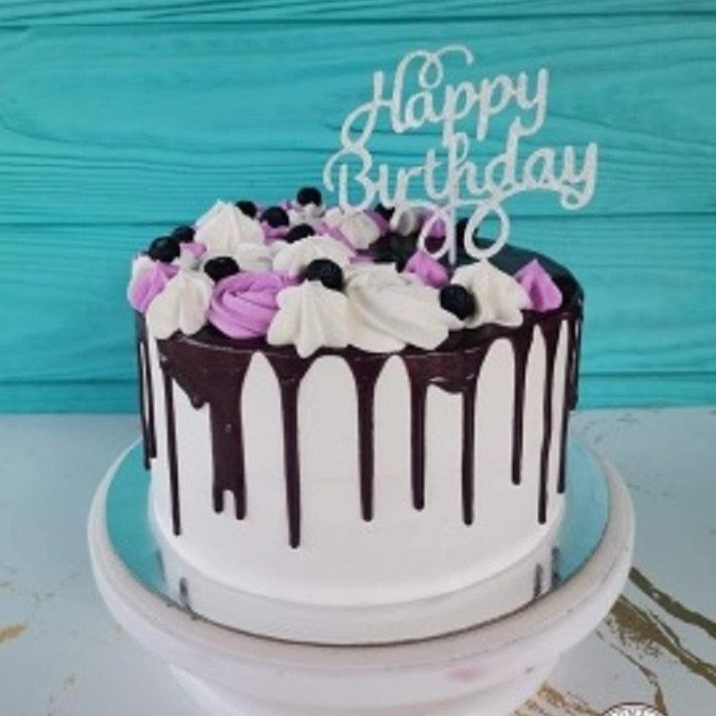 Ensemble de 10 pièces de décorations de gâteau d'anniversaire scintillantes