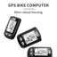 Ordinateur de vélo GPS sans fil premium - Conception étanche